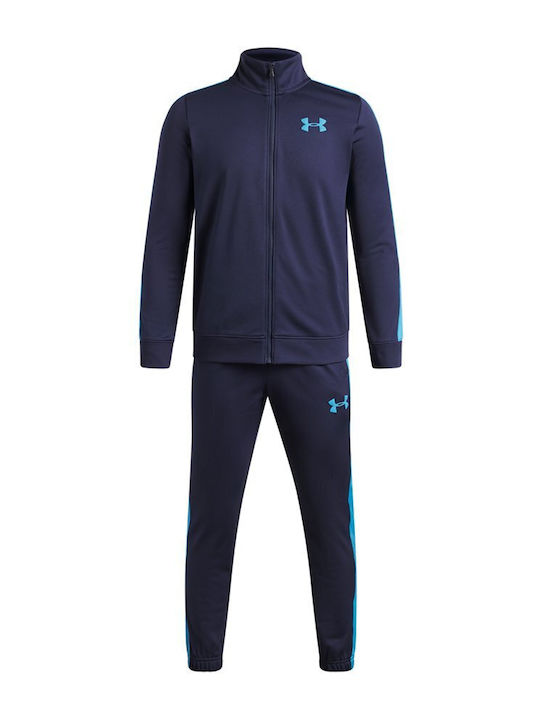 Under Armour Knit Παιδικό Σετ Φόρμας Dark Blue