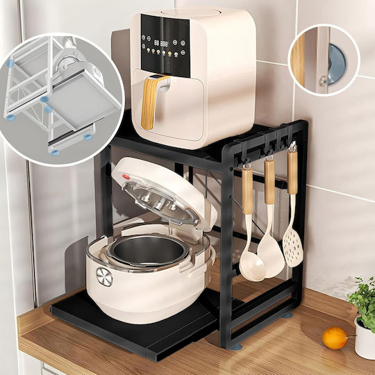 Suport pentru Cuptor cu Microunde Inox Albă