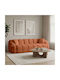 Octavio Four Seater Couch Tile Red 268x80x70 cm