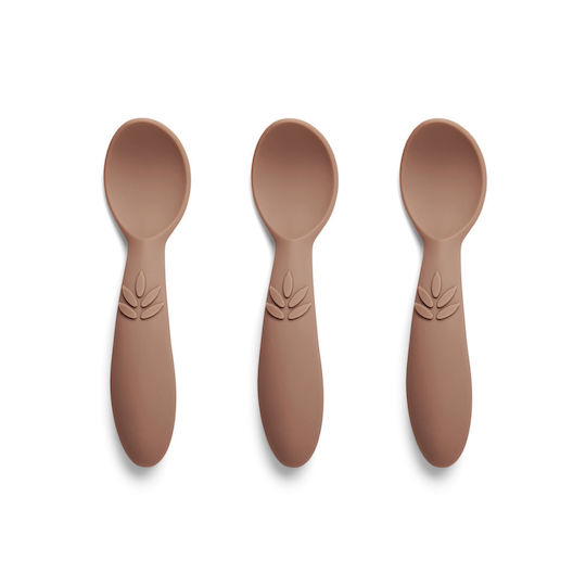 Nuuroo Baby Löffel Set Ella aus Silikon Braune 2 Stück
