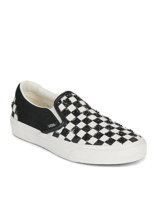 Vans Classic Slip-on-uri pentru femei albe
