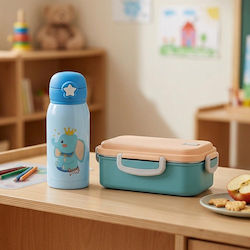 Sidirela Baby Elephant Edelstahl Kinderlebensmittelbehälter 0.5Liter Thermisch Graues Sidirela Baby Elephant Edelstahl Kinderlebensmittelbehälter 0.5Liter Thermisch Graues