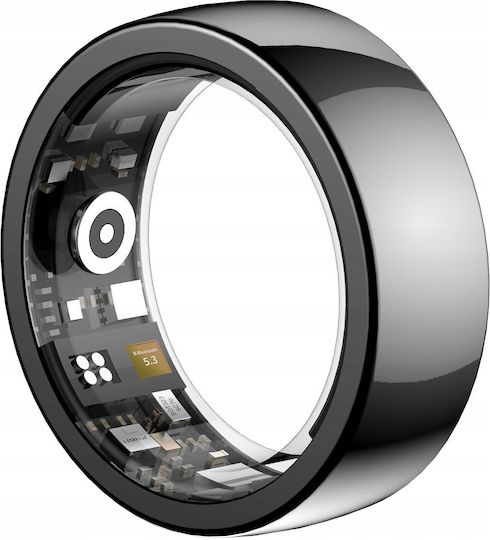 Riversong Trinity SR01 Inel inteligent 17mm Waterproof cu Pedometru Negru