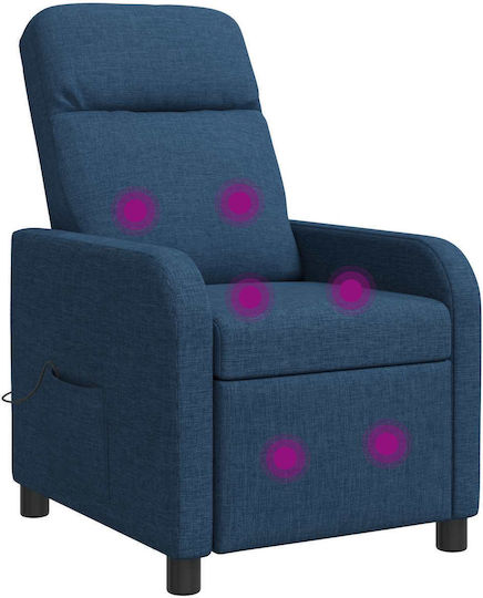 Scaun De Relax Masaj Albastru 66x95x100cm