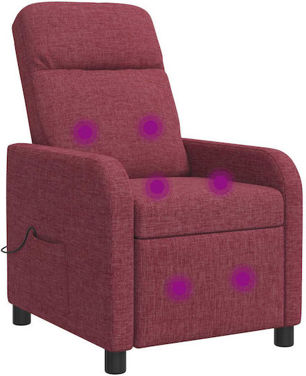 Relax Sessel Massage Roter 66x95x100cm