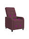 Πολυθρόνα Relax Massage με Υποπόδιο Μοβ 66x95x100cm