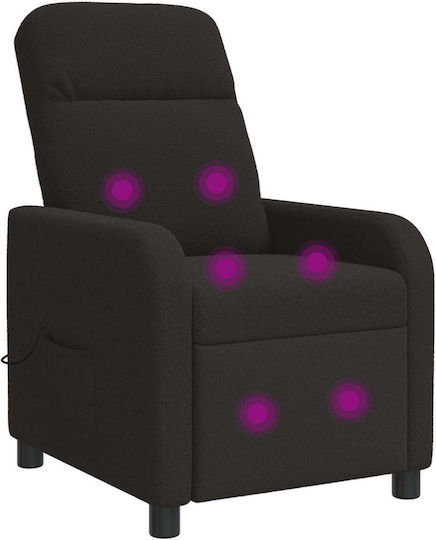 Πολυθρόνα Relax Massage Μαύρο 66x95x100cm