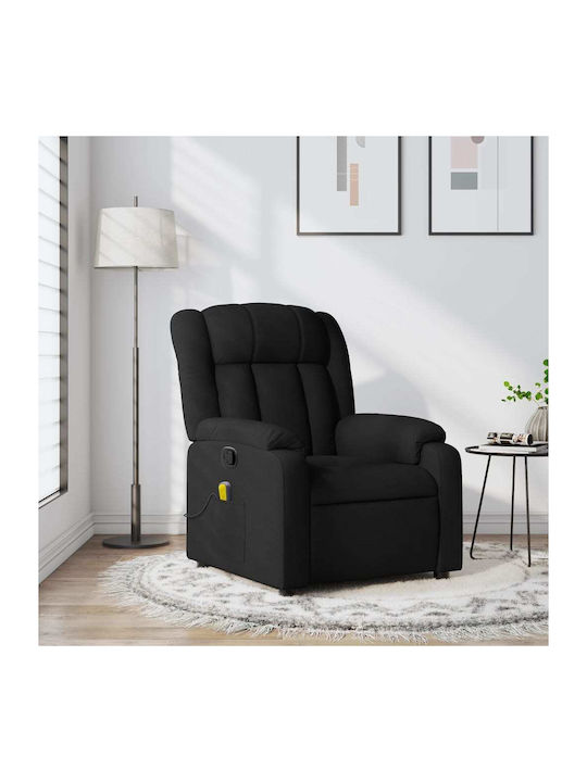 Scaun De Relax Masaj Cu Puf Negru 78x92x98cm