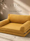 Lelo Pet Pawlounge Hundebett Sofa Orthopädisch Gelbe 60x100cm