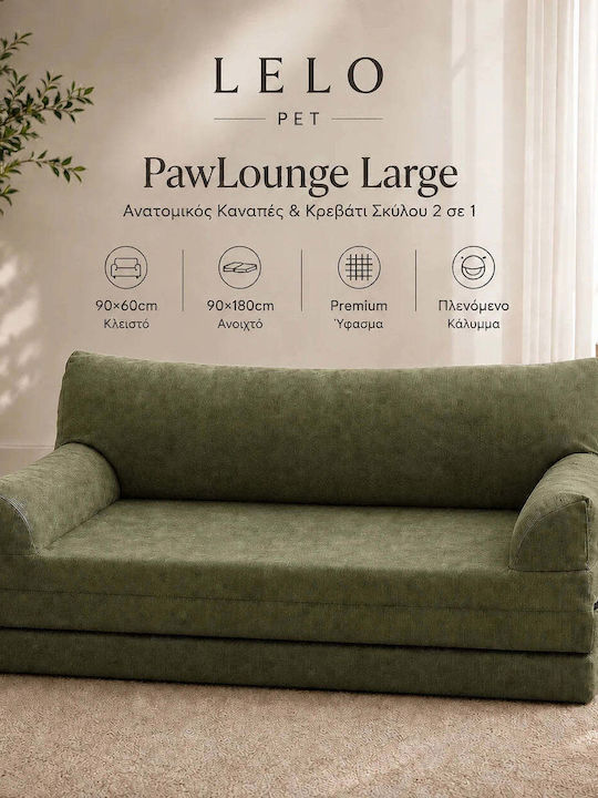 Lelo Pet Pawlounge Hundebetten Grüner 90x180cm
