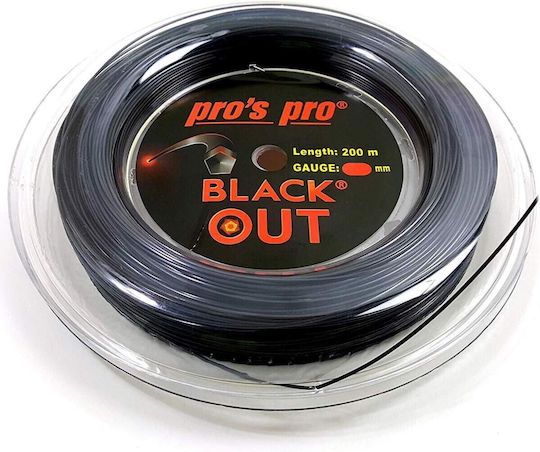Pro's Pro Tennisschläger-Saiten Schwarze Φ1.24mm