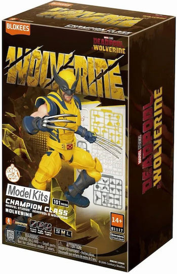 Marvel Studio's Deadpool & Wolverine Blokees Champion Class Wolverine Modeling Set