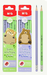 M&G Pencil Soft Animals Lucky 2 Designs 1 Piece M&G Pencil Soft Animals Lucky 2 Designs 1 Piece