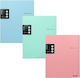 Optima Display Book Clipboards & Form Holders With 20 Plastic Sleeves For A4 Paper Pastel (Miscellaneous Colours)
