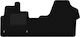 Black Velour Car Mats Citroen Jumpy Iii Van Complete Set 2018