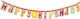 Geburtstagsgirlande Happy Birthday Smiley Gesicht 185cm
