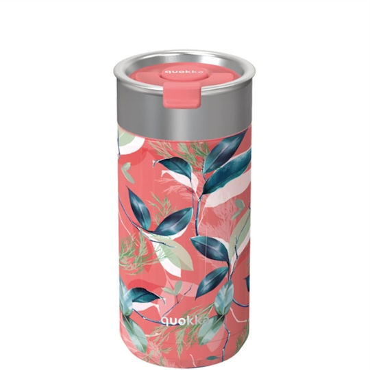 Quokka Ποτήρι Θερμός Ανοξείδωτο 400ml Exotic Pink