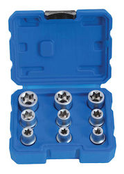 Set Biți Cu Cap Hexagonal Torx 1/2"