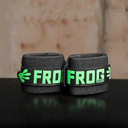 Frog Grips Bentiță pentru ridicarea greutăților Neagră