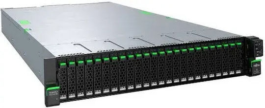 Fujitsu Primergy RX2540 M6 Xeon Argintiu 4314 16GB DDR4 16xSFF Fără 900W Fără Sistem De Operare