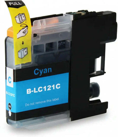 Cerneală Compatibilă Pentru Imprimantă InkJet Brother Model Și PN Cerneală Originală Lc-121c Cyan 1 Bucată