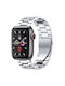 Bizon Curea Oțel Inoxidabil Argintie (Galaxy Watch Ultra / Ultra 2Xiaomi Watch 5Realme Watch 2)