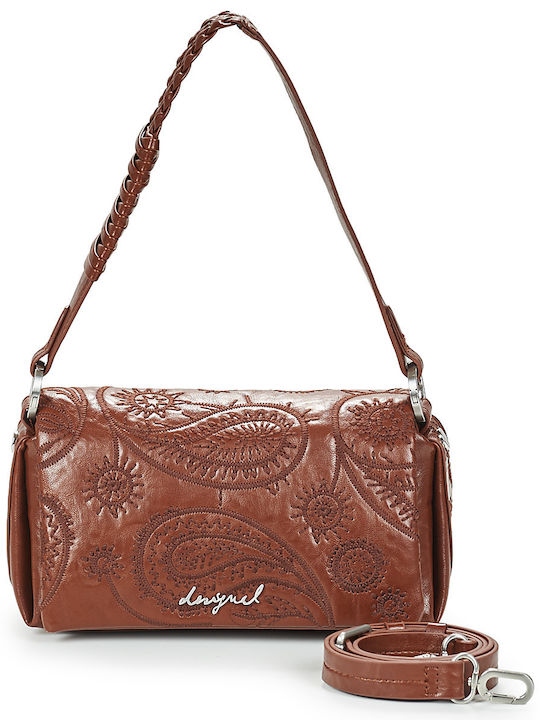 Naron Knitted Women's Shoulder Bag Brown