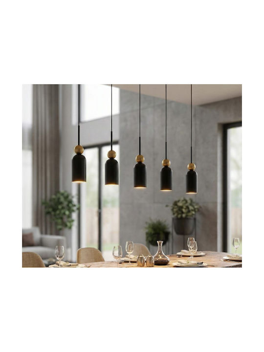 Luma Black Pendant Ceiling Light