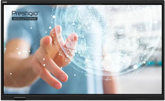 Prestigio Solutions Multiboard 86-Zoll Light Series Gen 7 Android 14 Google Edla Ai Button 8/128GB Schwarz