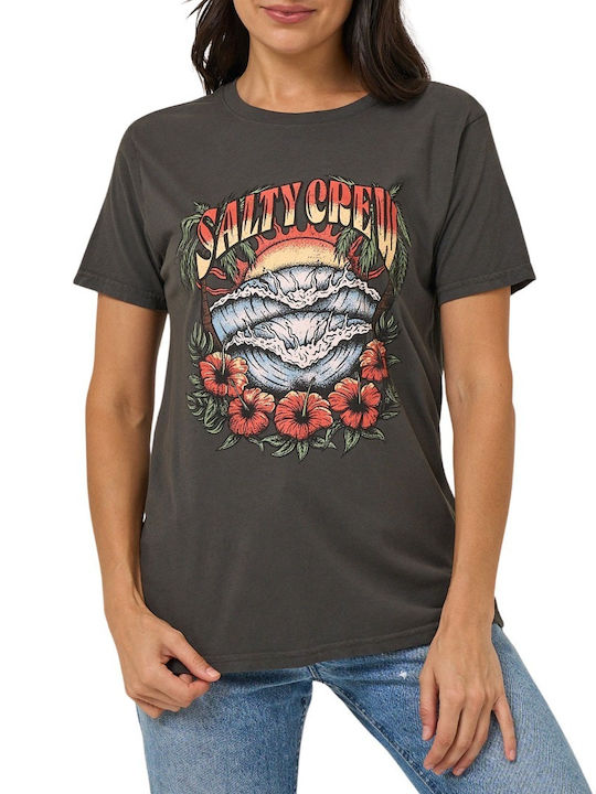 Salty Crew Γυναικείο T-shirt Charcoal