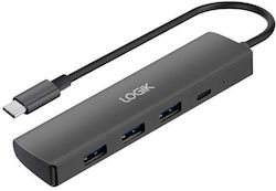 LOGIK USB Хъб 4 Порта (USB-A) 432620 LOGIK USB Хъб 4 Порта (USB-A) 432620