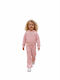 Kids Sweatpants Set With Fuchsia Top