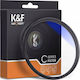 K&F Concept Филтър CPL / HD / Цветен / PL Диаметър 58mm с Покритие HMC (Multi-Coated) за Фотографски Обективи