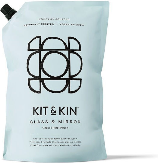 Kit & Kin Резервна част за Течен Почистващ Препарат за Стъкла 1 л