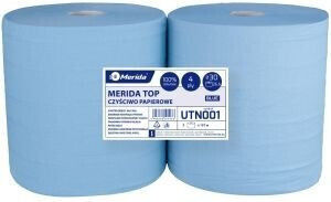 Merida Professionelle Reinigungspapiere 157m Blaue 2er Packung UTN001