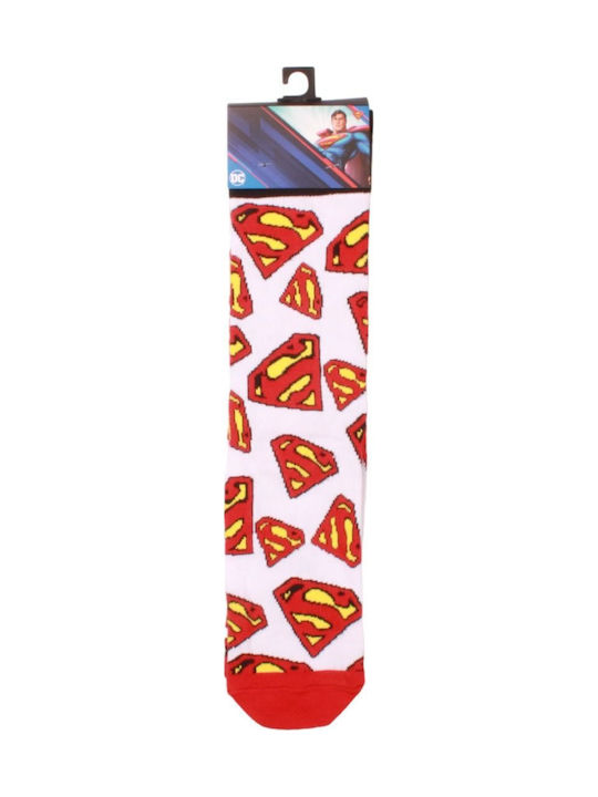Disney Superman Ανδρικές Κάλτσες Λευκό