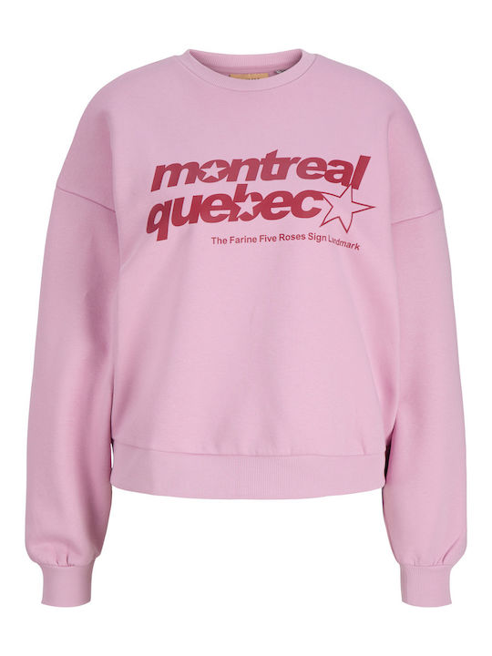 Jack & Jones Damen-Sweatshirt Rosa