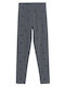 Kinderleggings Lang Grau