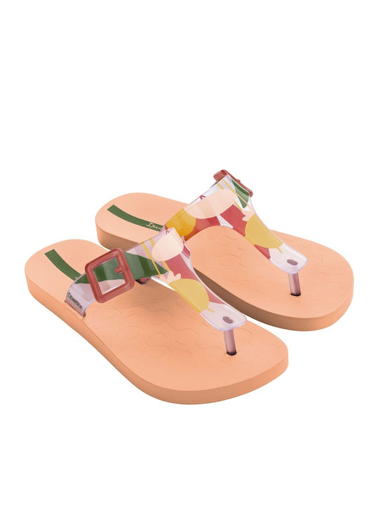 Urban Arte Conecta Fem Flip-Flops in Orange Colour