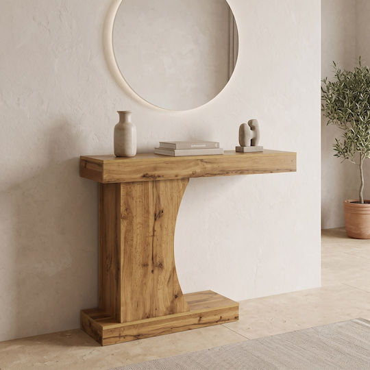 Consolă din Lemn Masiv Oak L120xL30xÎ90cm