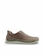 Herren Freizeitschuhe Anatomisch Braune Leder