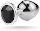 Steel Anal Plug Klein Schwarze