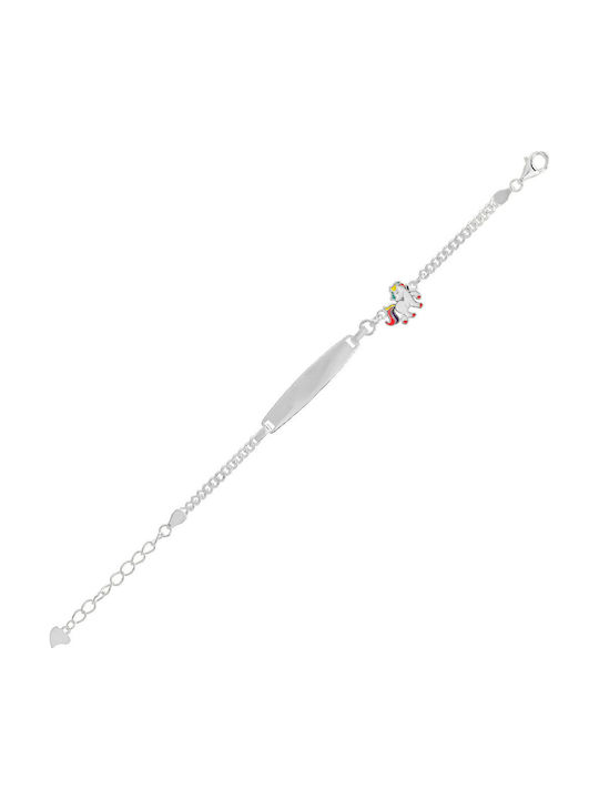 Prince Silvero Kinderarmband ID aus Silber