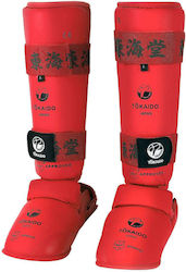 Tokaido Wkf Approved Επικαλαμίδες Ενηλίκων Κόκκινες