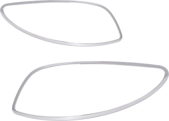 Headlights Masks Back Peugeot 206 03 Silver