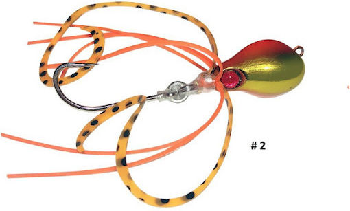 Pregio Micro Real Artificial Bait Fluorescent 10g Red Gold
