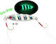 Pregio Micro Real Artificial Bait Slider Fluorescent 14g Zebra Glow