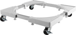 Paxton WMS-02M Ρυθμιζόμενη Βάση Πλυντηρίου/Κουζίνας/Ψυγείου από Πλαστικό με Ρόδες 70x70εκ.