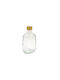 Бутилка за Вода Стъклена с Винт Капак Златиста 250ml