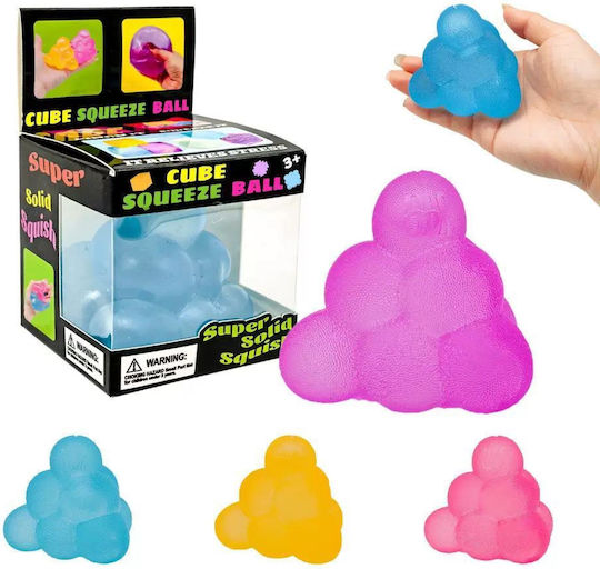 Squishy Κύβος Αφρώδες Πολύχρωμο (Διάφορα Σχέδια)